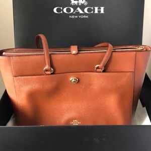 Large Coach Folio Tote